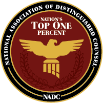 National Association of Distinguished Councel Top 1 Percent logo